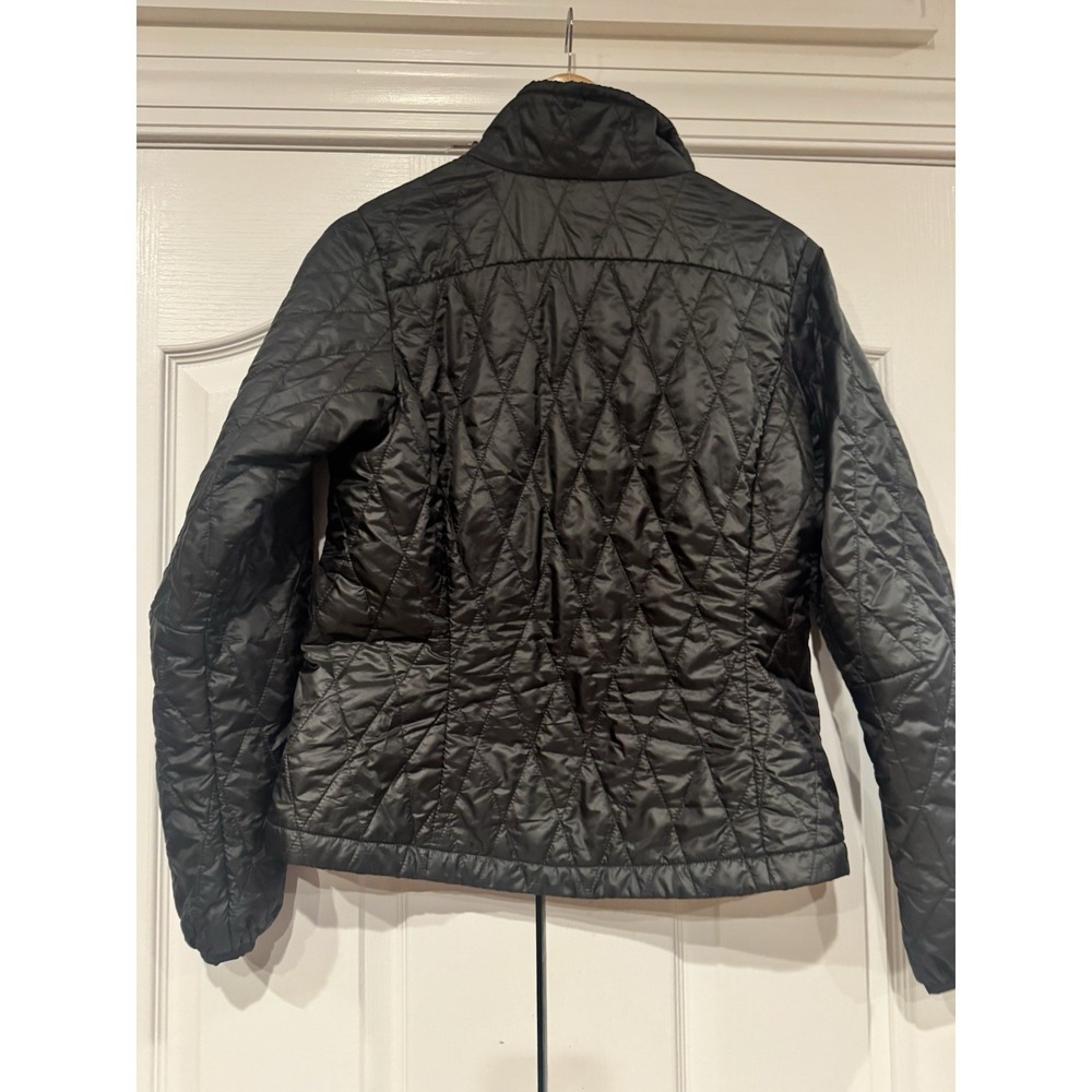Patagonia Diamond Quilt Full Zip Nano Puff Jacket Black M Womens Great Condition - Picture 3 of 5